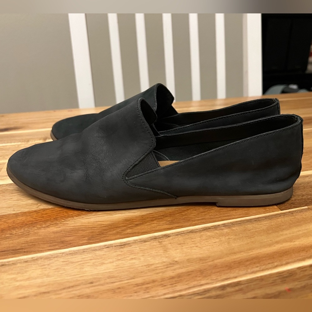 Lucky Brand Black Leather Loafers